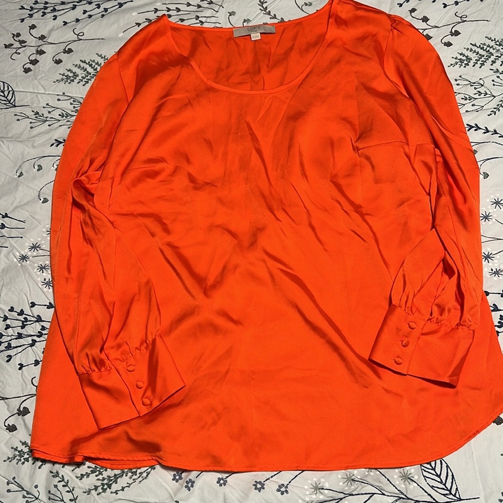 Loft satin blouse